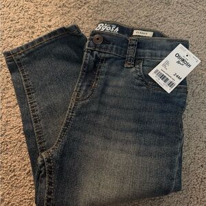 OshKosh B'gosh Boys Straight Leg Jeans in Dark Blue Wash